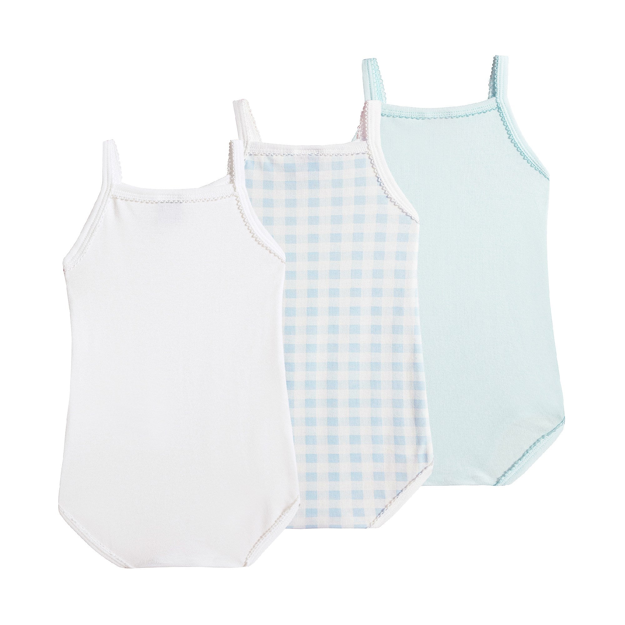 Baby Girls Multicolor Cotton Babysuit Set (3 Pack)