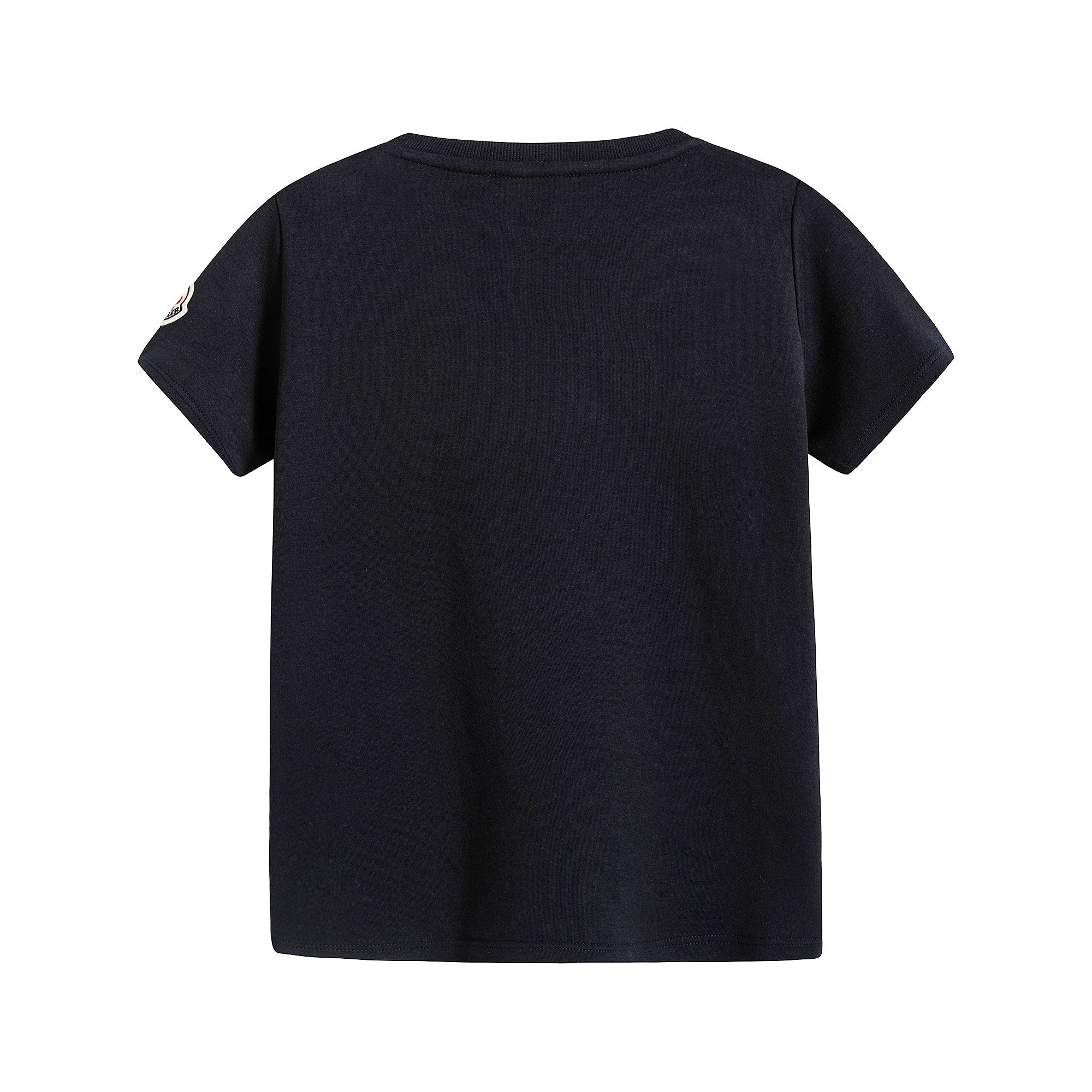 Baby Boys & Girls Navy Cotton T-Shirt