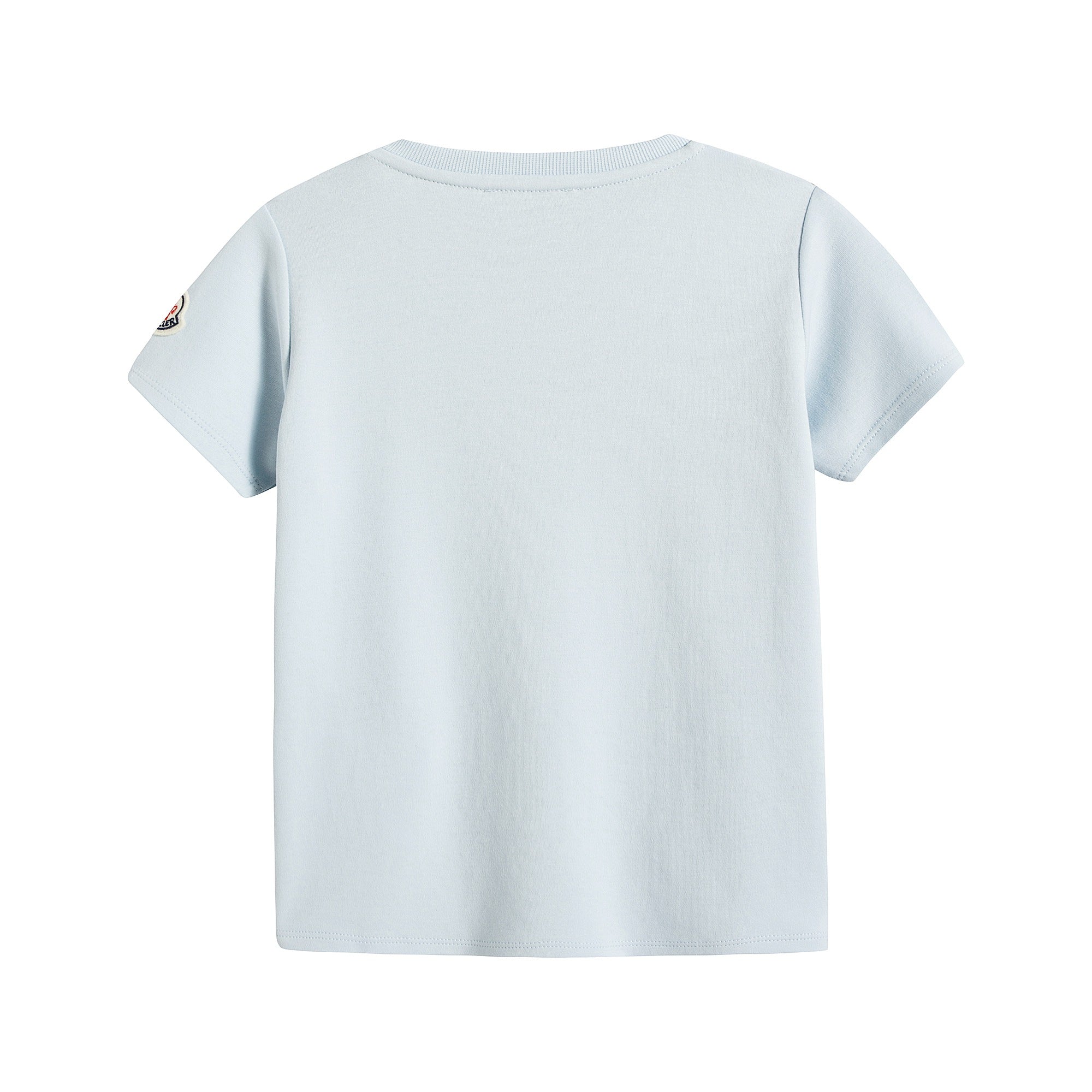 Baby Boys & Girls Blue Cotton T-Shirt