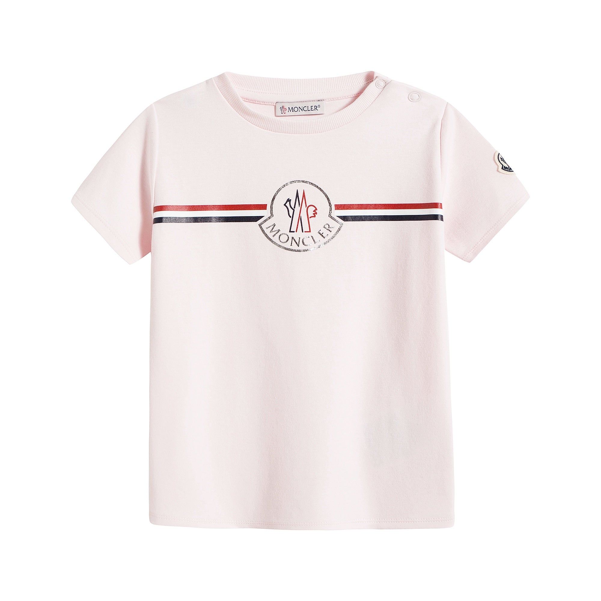 Baby Girls Light Pink Cotton T-Shirt