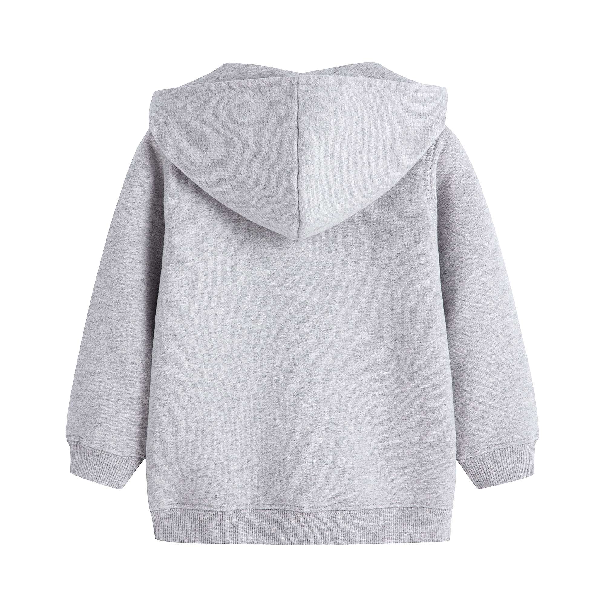 Baby Boys & Girls Grey Hooded Zip-Up Top