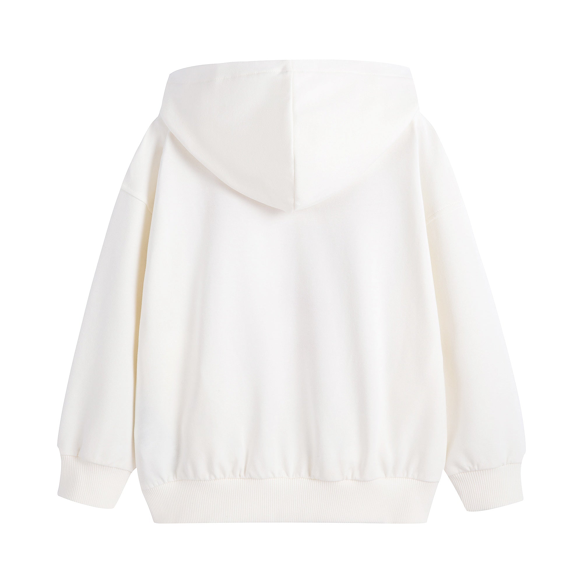 Boys & Girls White Printed Cotton Sweatshirt