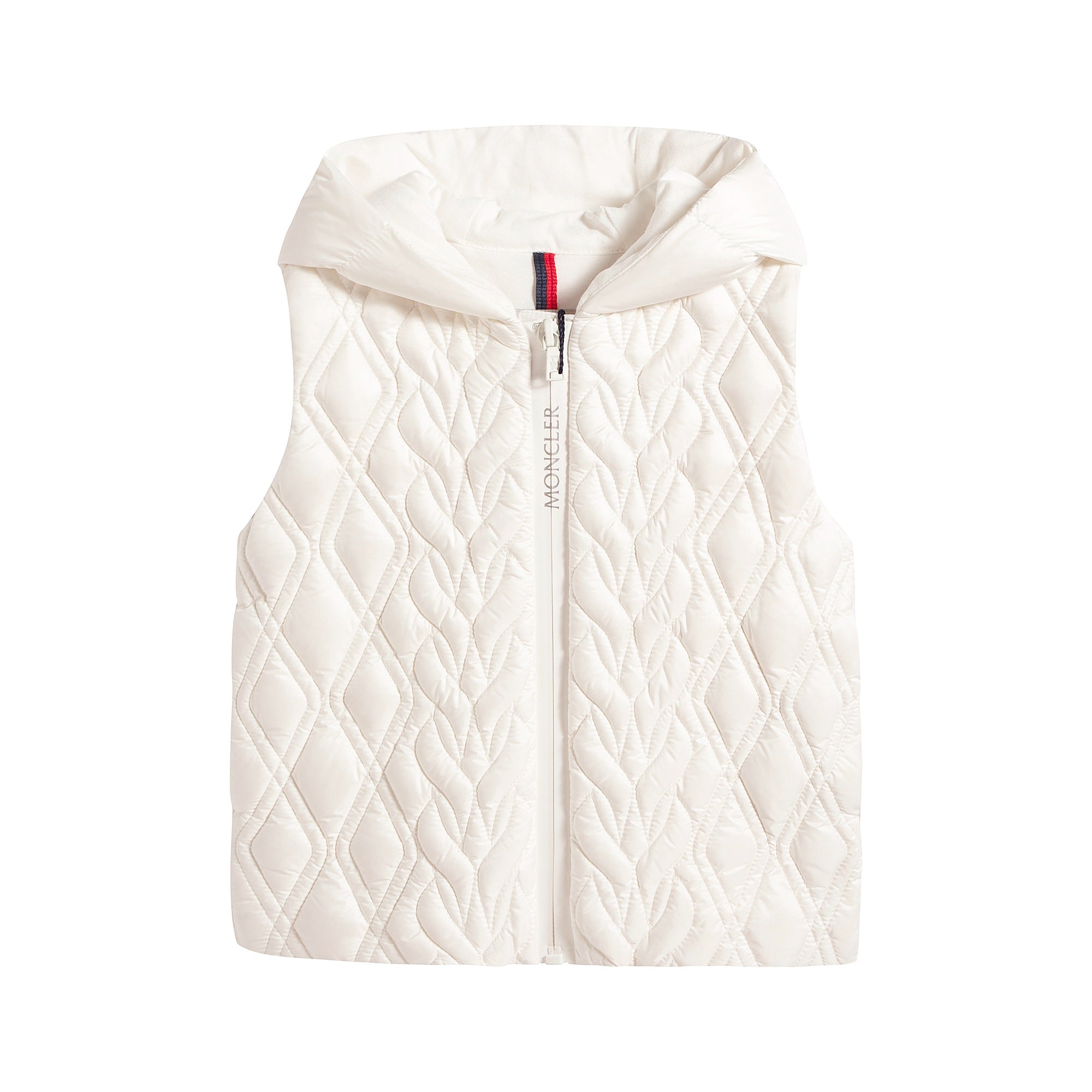 Baby Girls White "ENIS" Padded Down Gilet