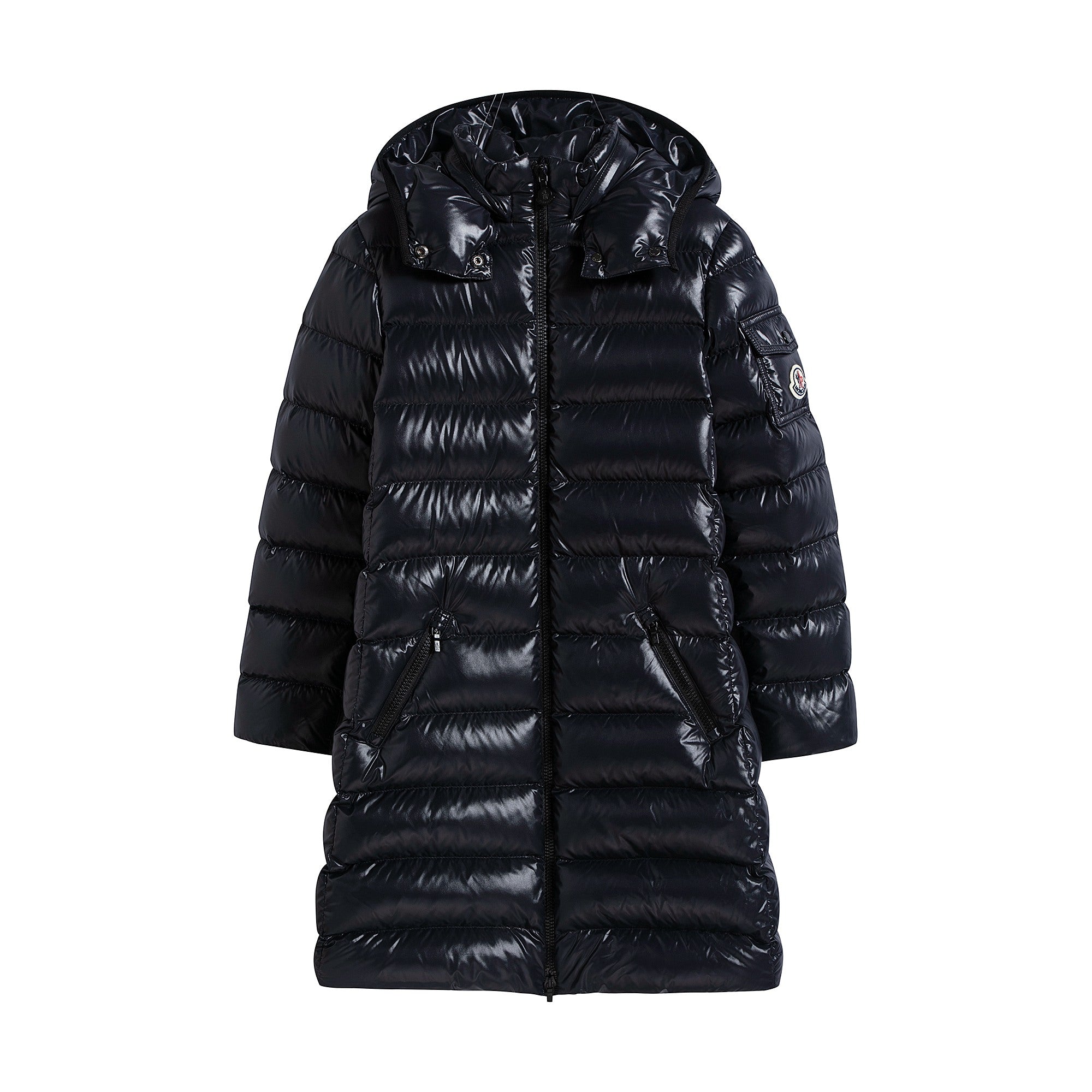 Girls Navy "MOKA" Padded Down Coat
