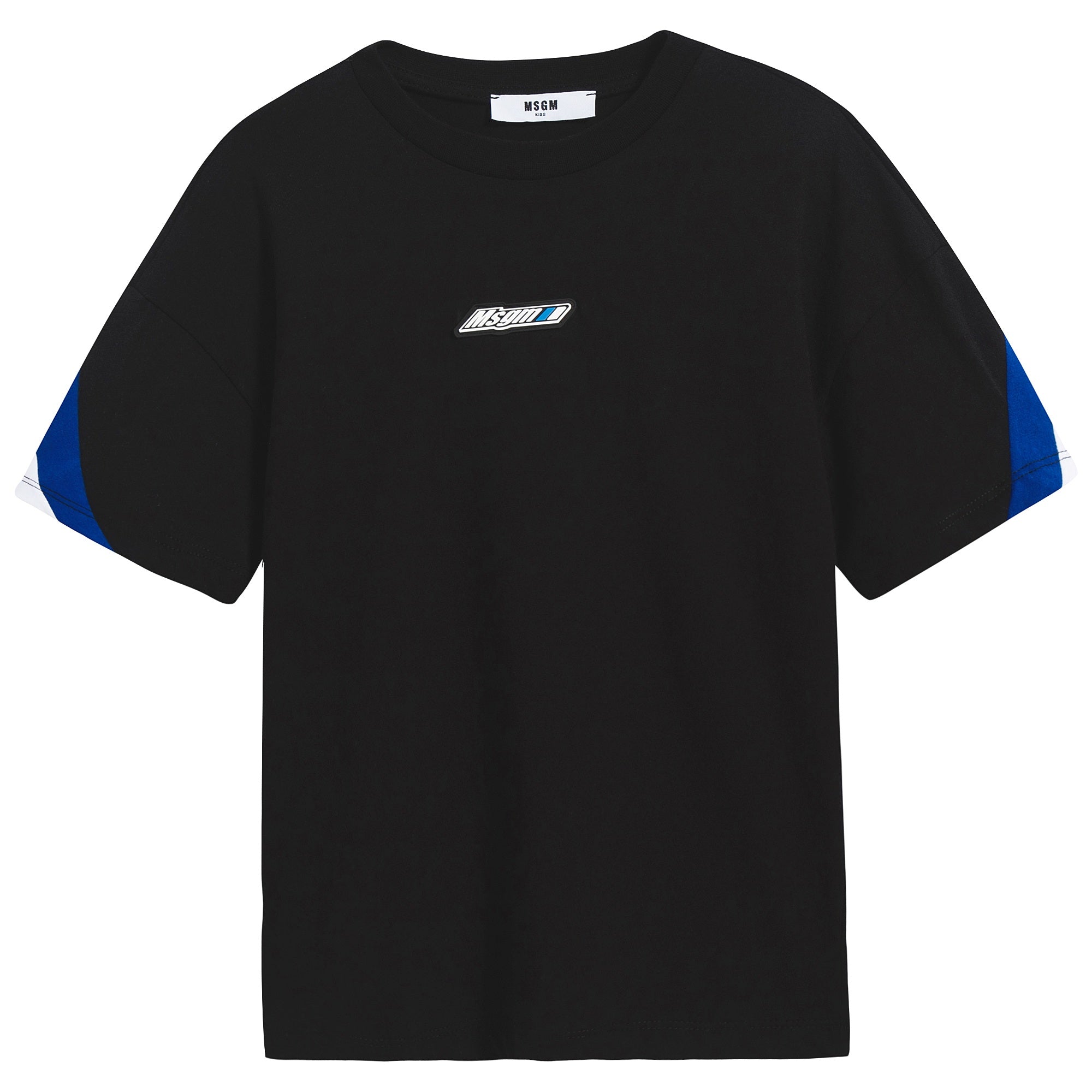 Boys Black Cotton T-shirt