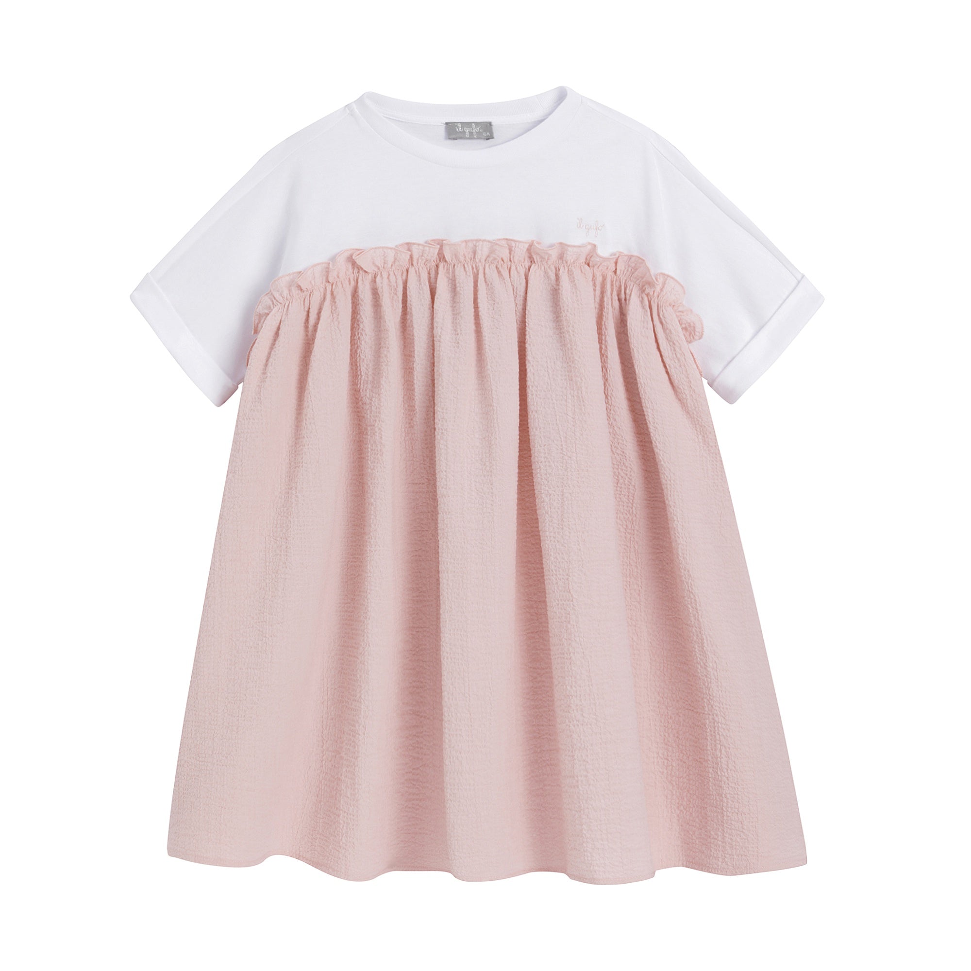 Girls Pink Cotton Dress