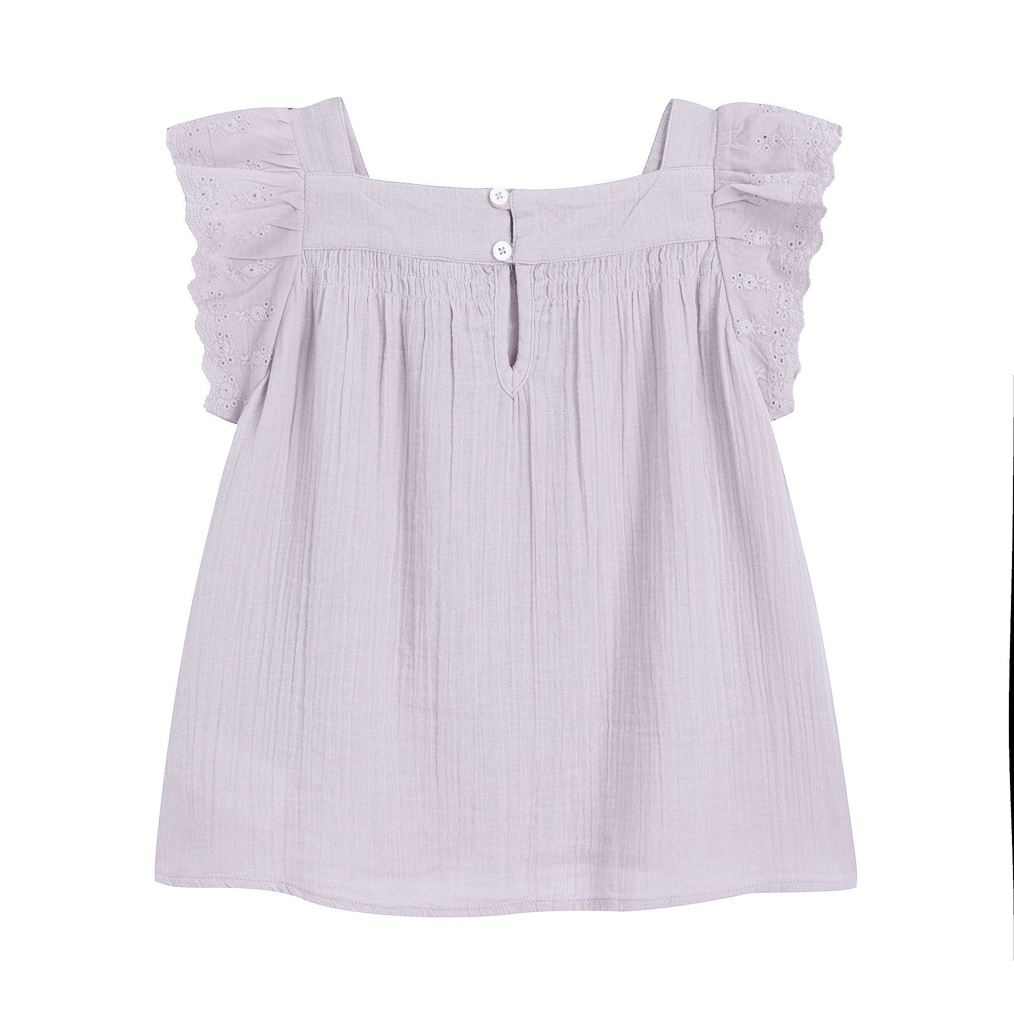 Girls Purple Cotton Top