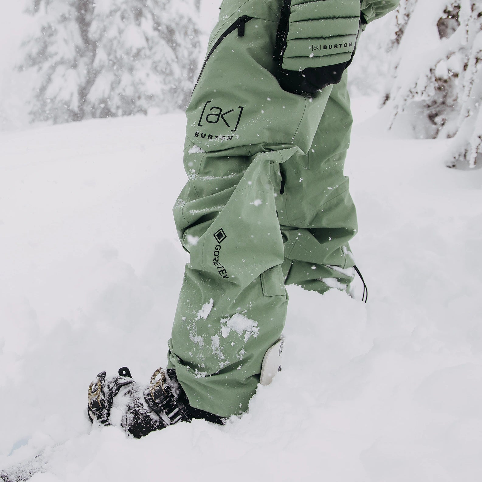 Boys Green Snow Trousers