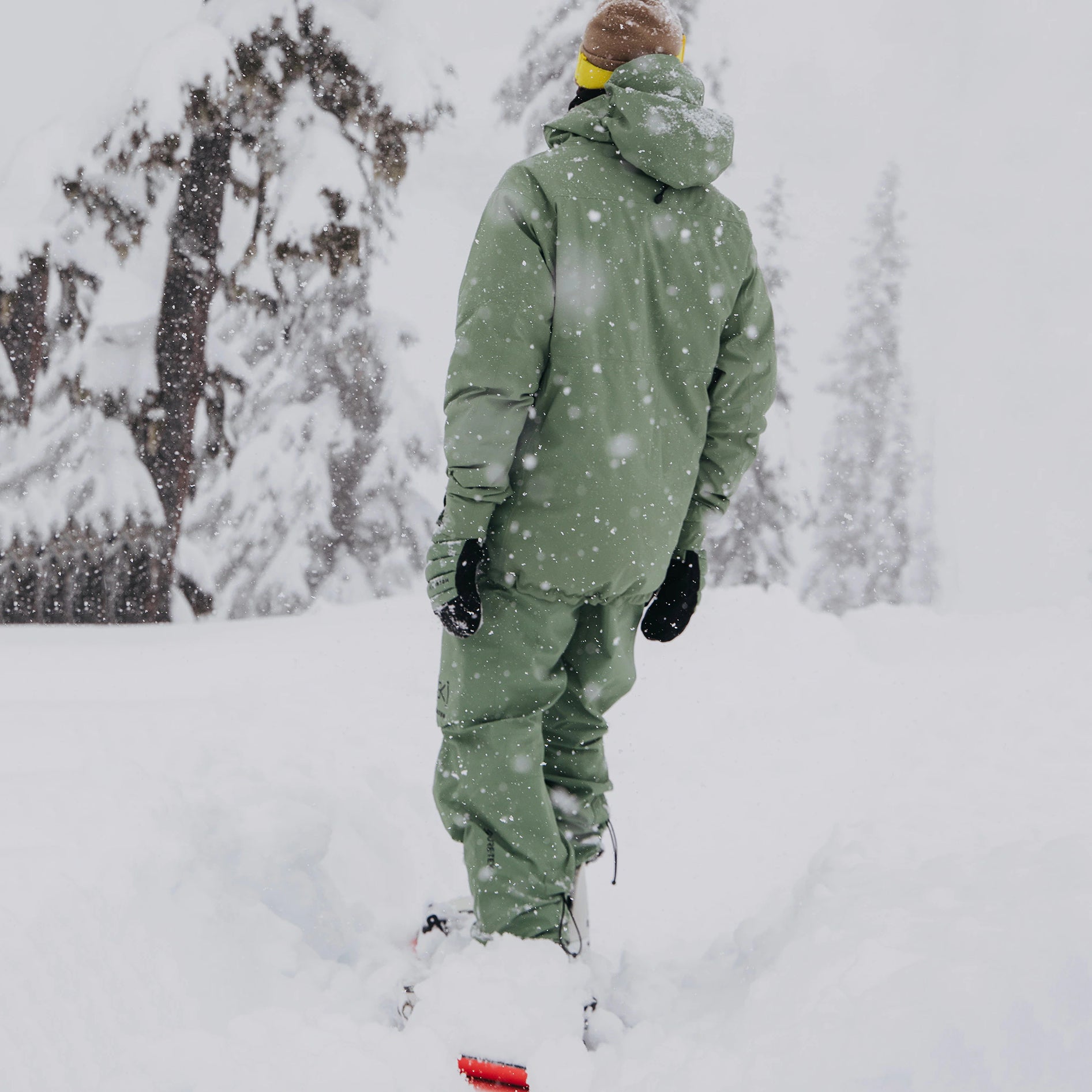 Boys Green Snow Trousers