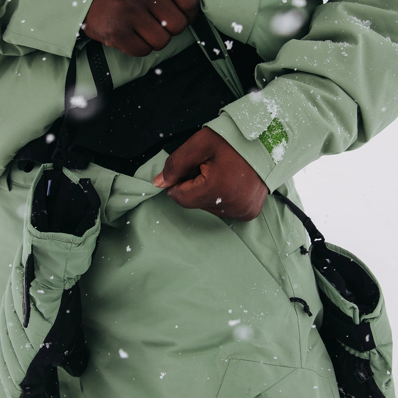 Boys Green Snow Trousers