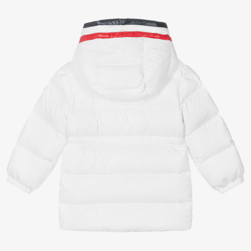 Baby Boys White "FALZEM" Padded Down Jacket