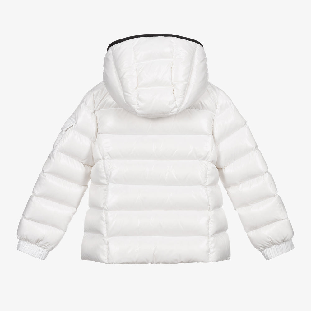 Boys & Girls White "BADY" Padded Down Jacket