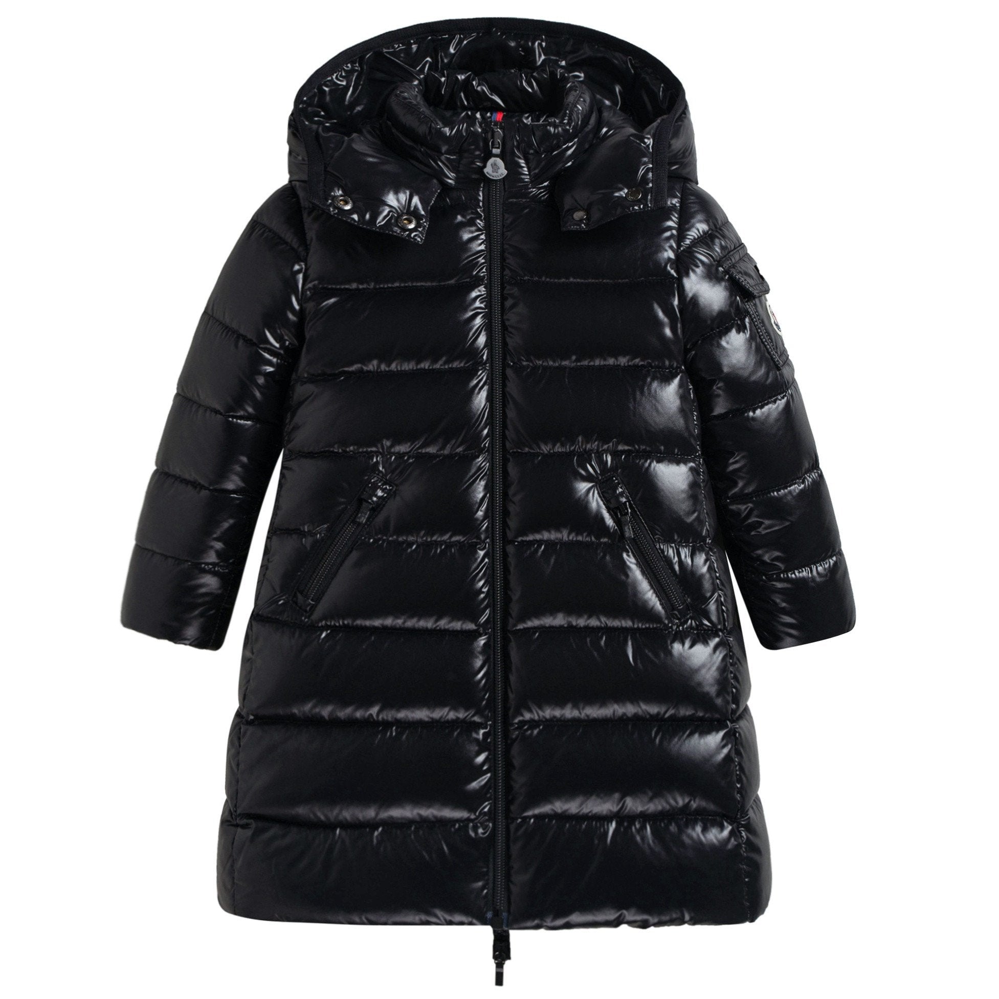 Girls Black "Moka" Padded Down Coat