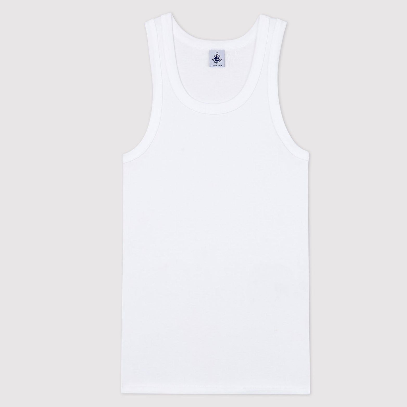Women White Cotton Vest
