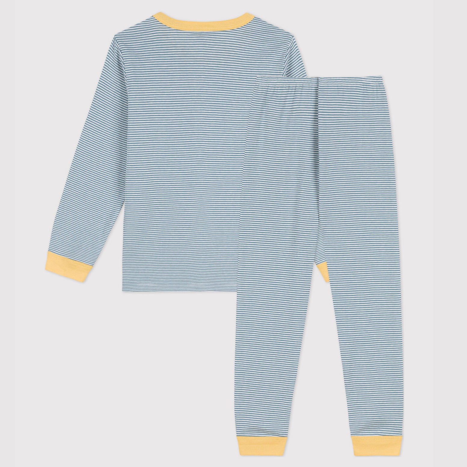 Boys Blue Stripes Cotton Nightwear Set