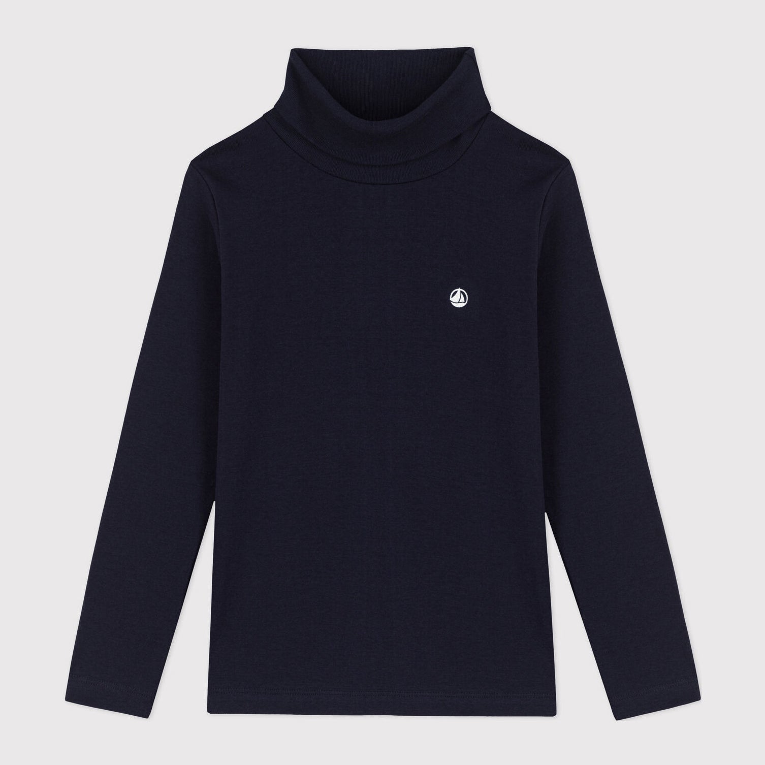 Boys & Girls Navy Logo Cotton Top