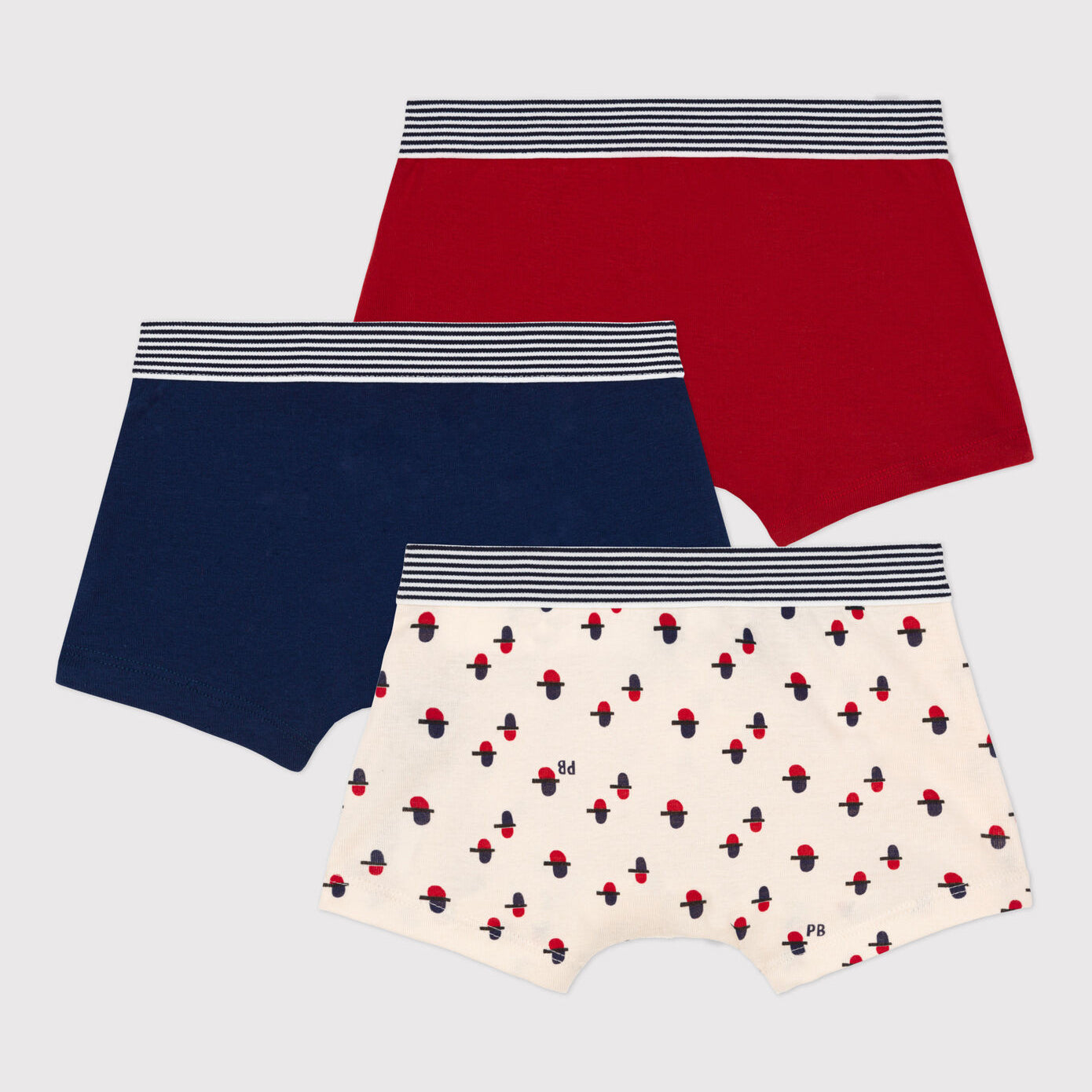 Boys Multicolor Cotton Underwear Set(3 Pack)