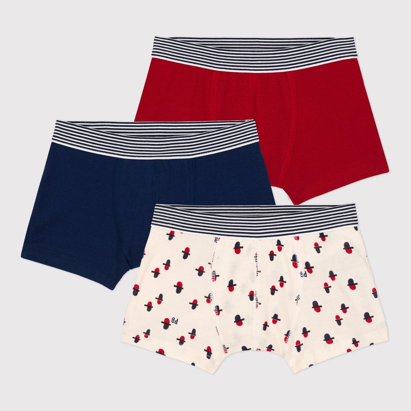 Boys Multicolor Cotton Underwear Set(3 Pack)