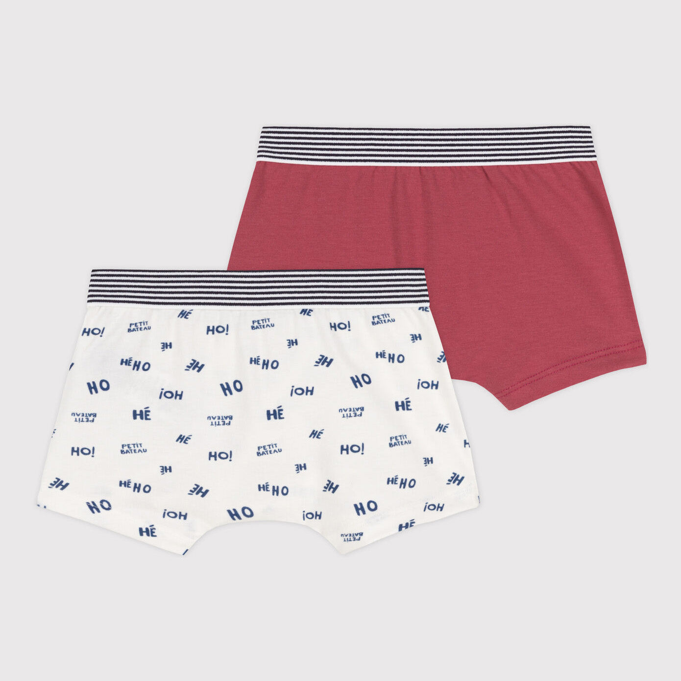Boys Red Cotton Underwear Set(2 Pack)