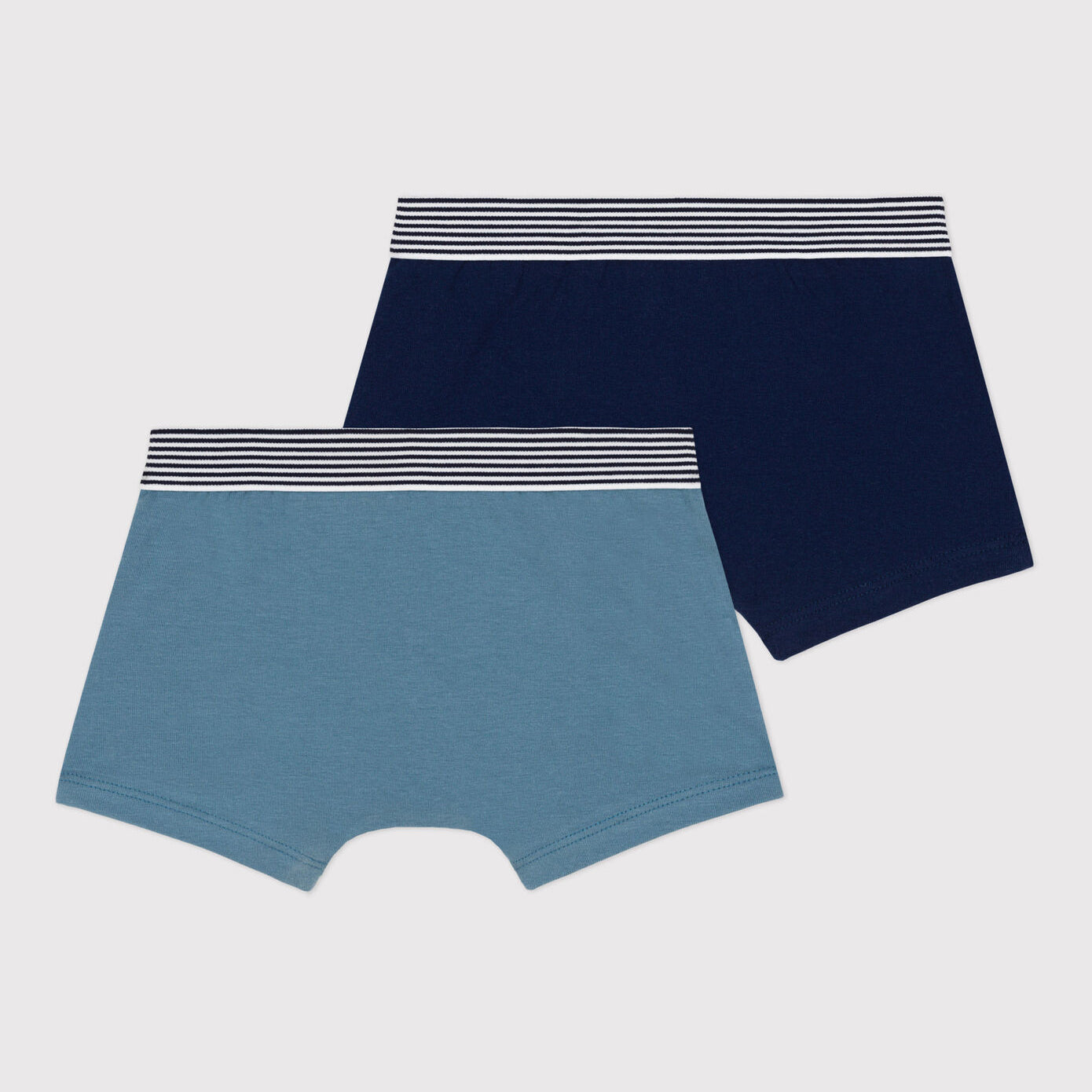 Boys Blue Cotton Underwear Set(2 Pack)