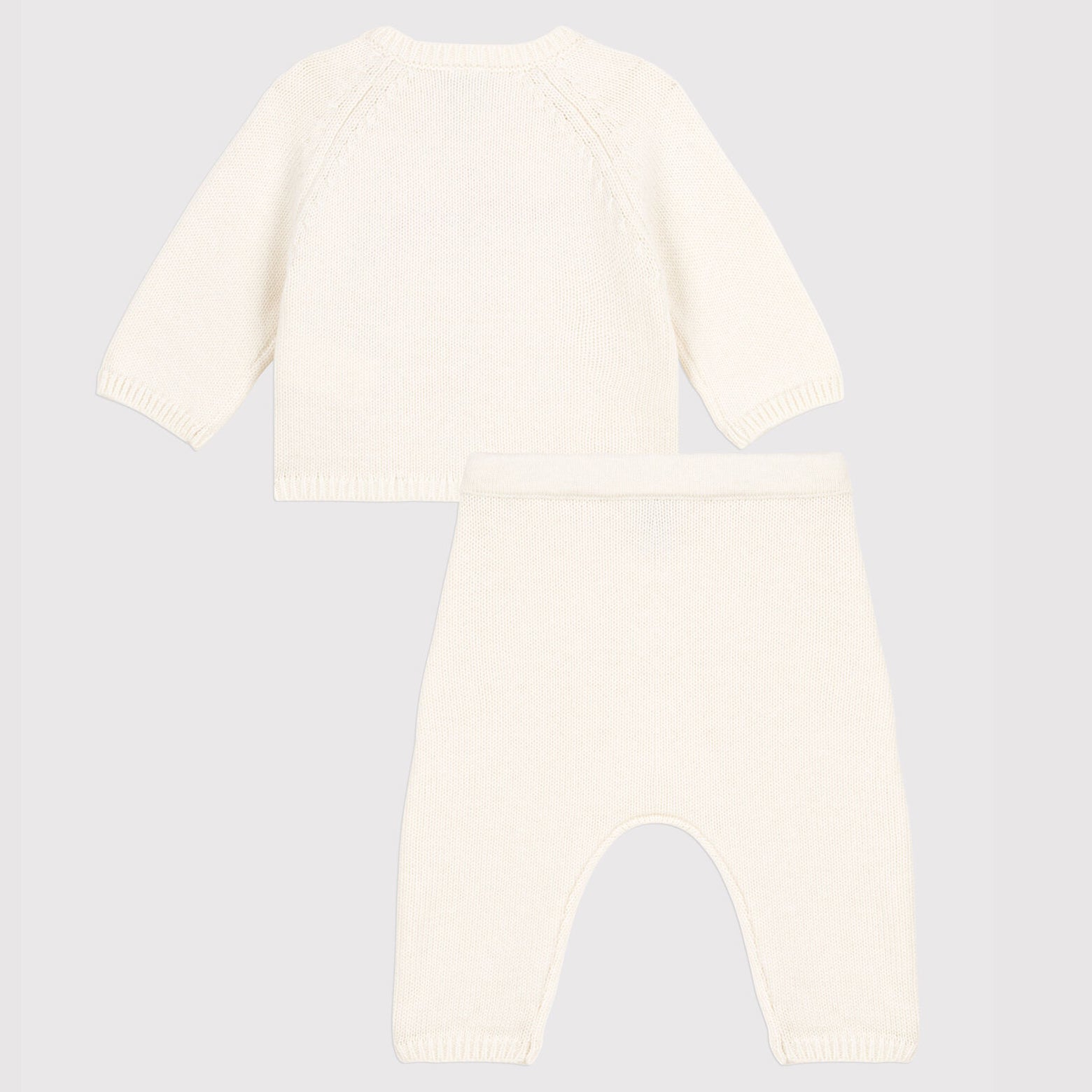 Baby Boys & Girls White Logo Wool Set