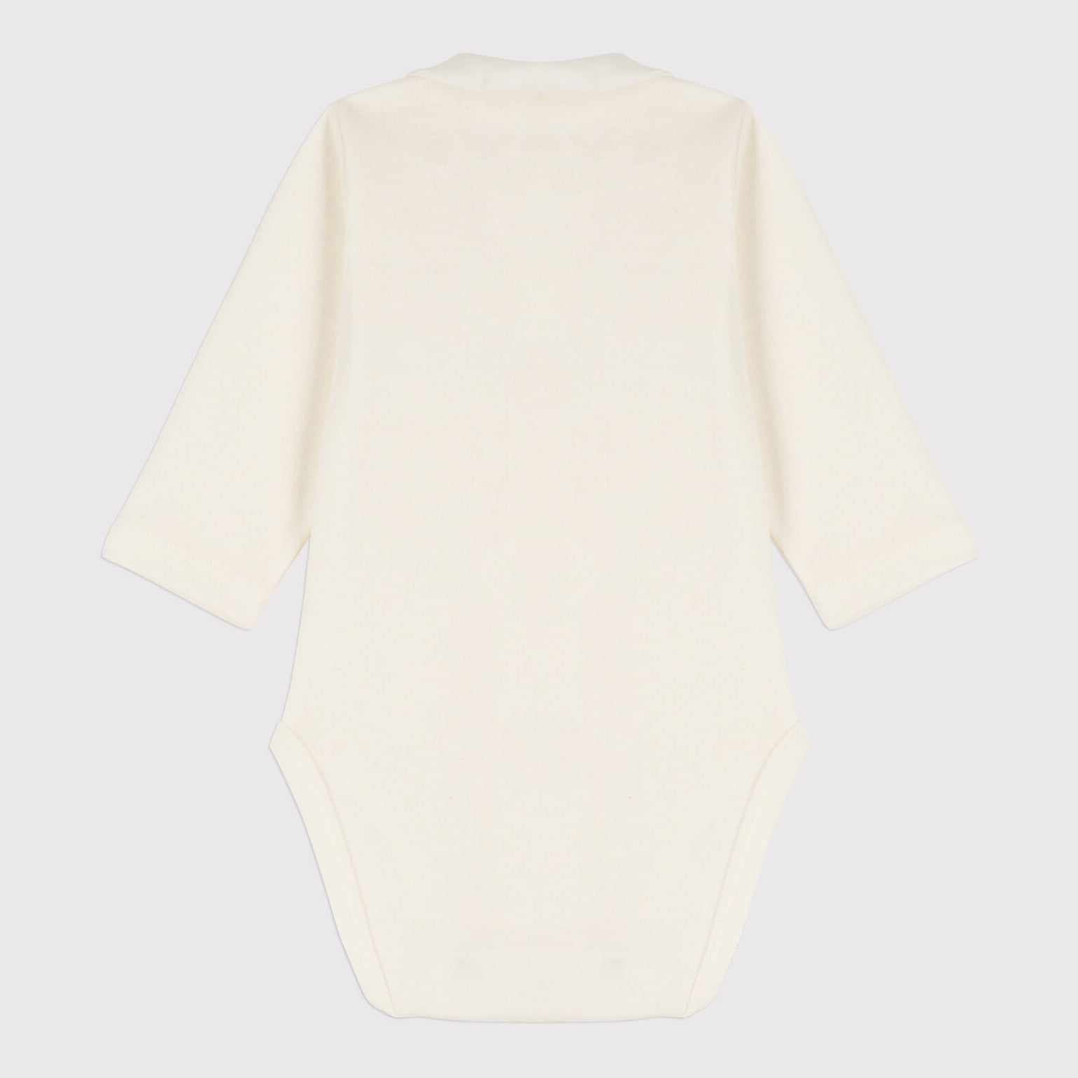 Baby Girls White Cotton Babysuit