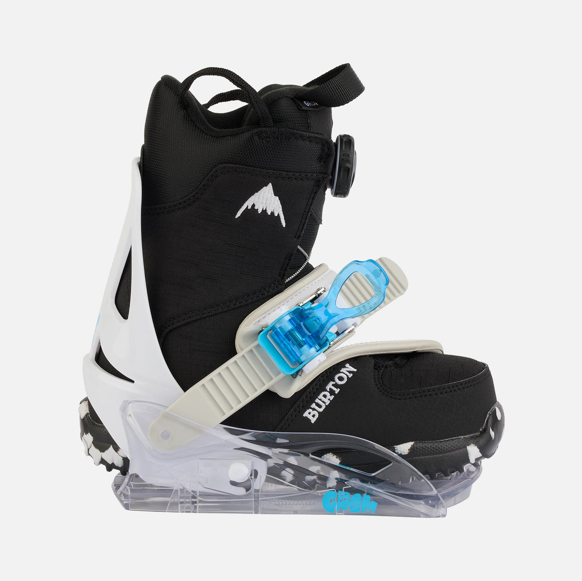 Fixations de snowboard blanches "RE:FLEX" pour Garçons & Filles