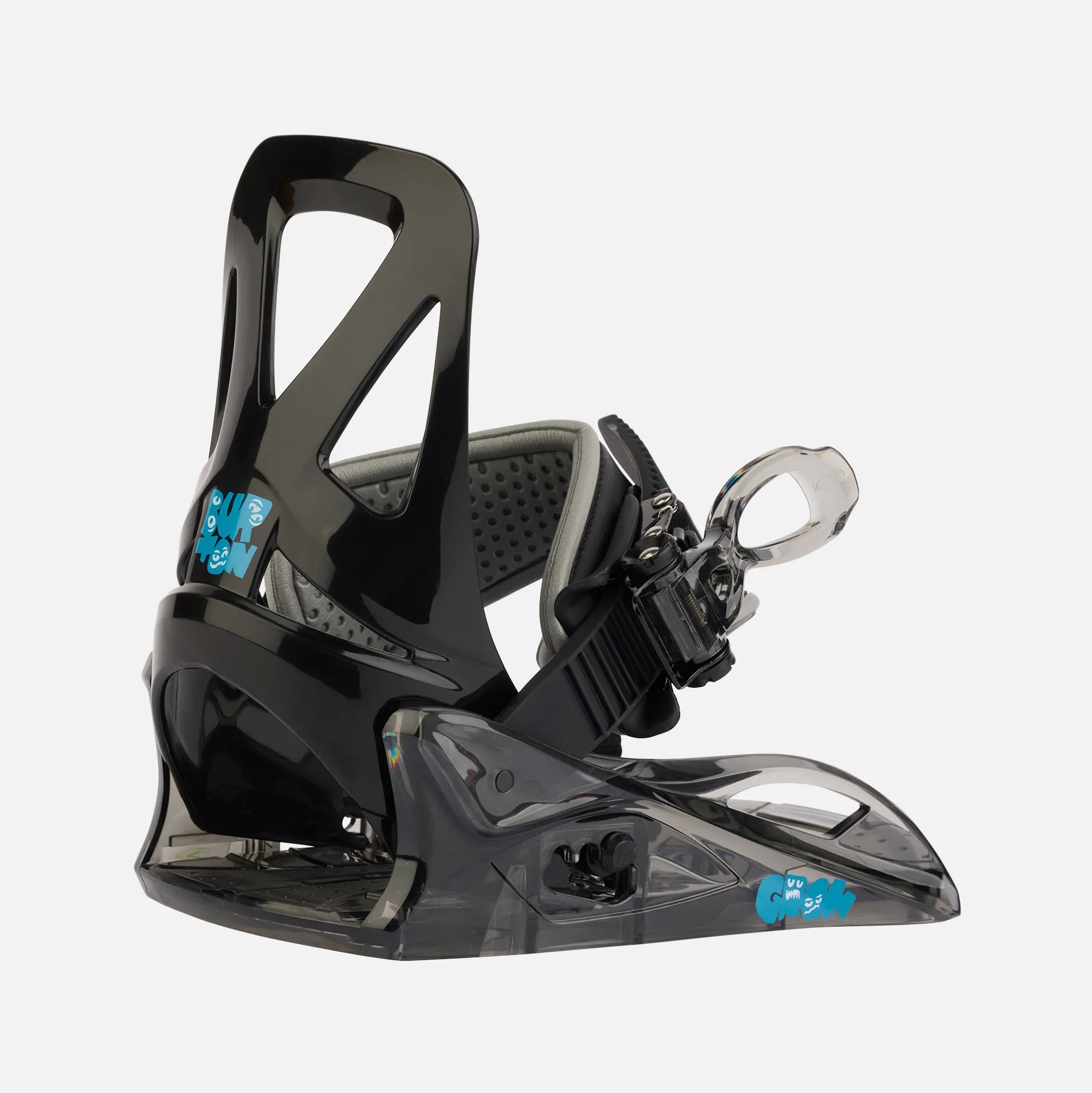 Boys & Girls Black "RE:FLEX" Snowboard Bindings