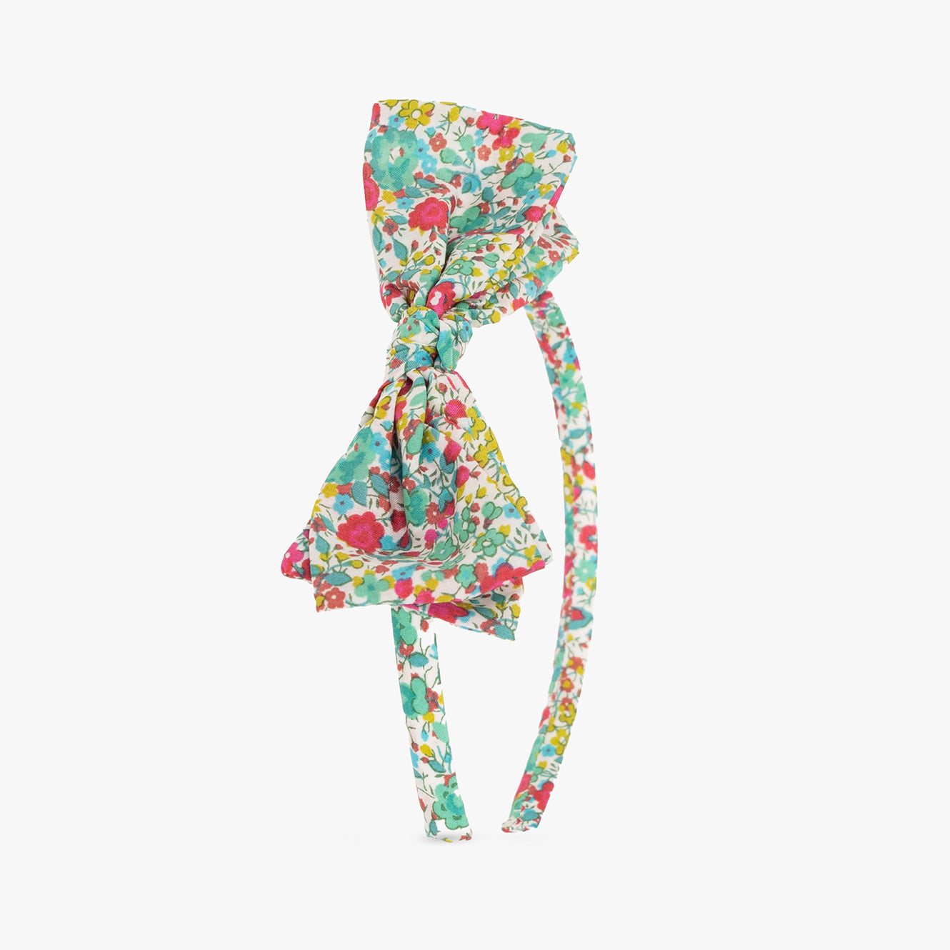 Girls Red Floral Headband