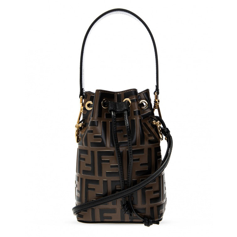 Girls Brown FF Shoulder Bag