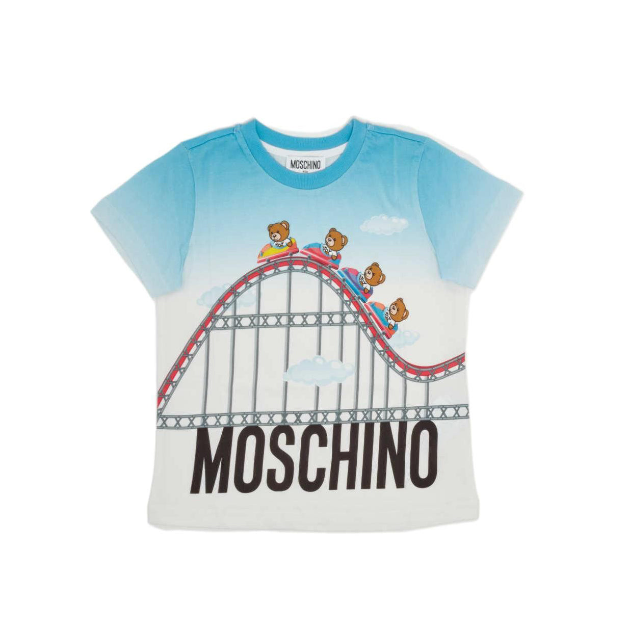 Boys & Girls White Cotton T-Shirt