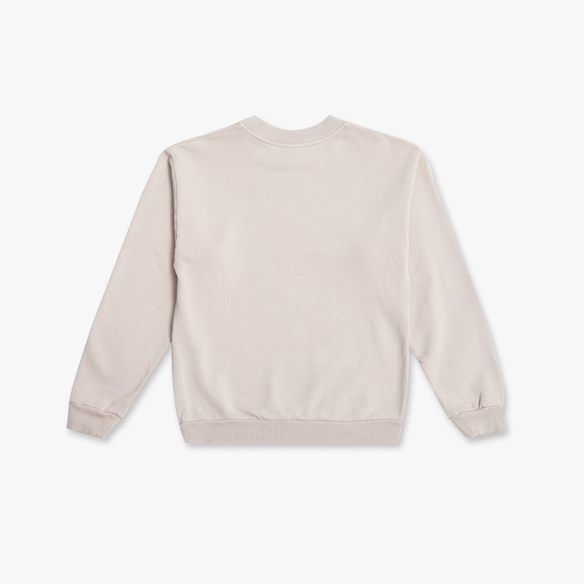 Boys & Girls Beige Logo Cotton Sweatshirt