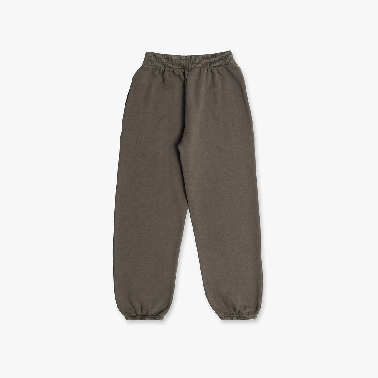 Boys & Girls Khaki Logo Cotton Trousers