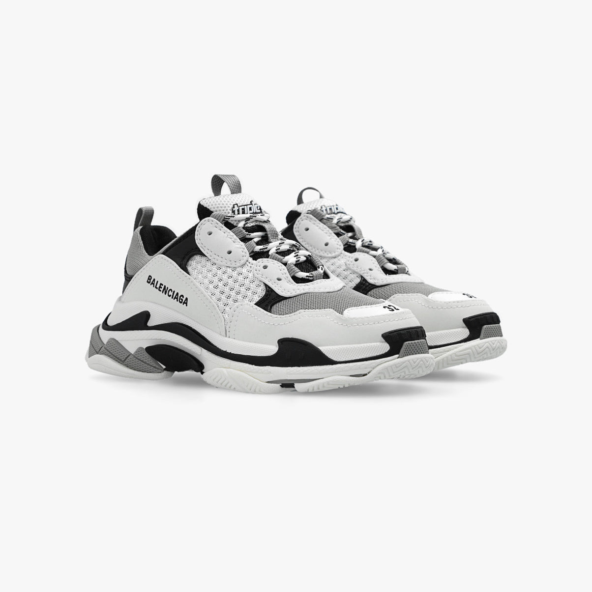 Boys & Girls White Shoes