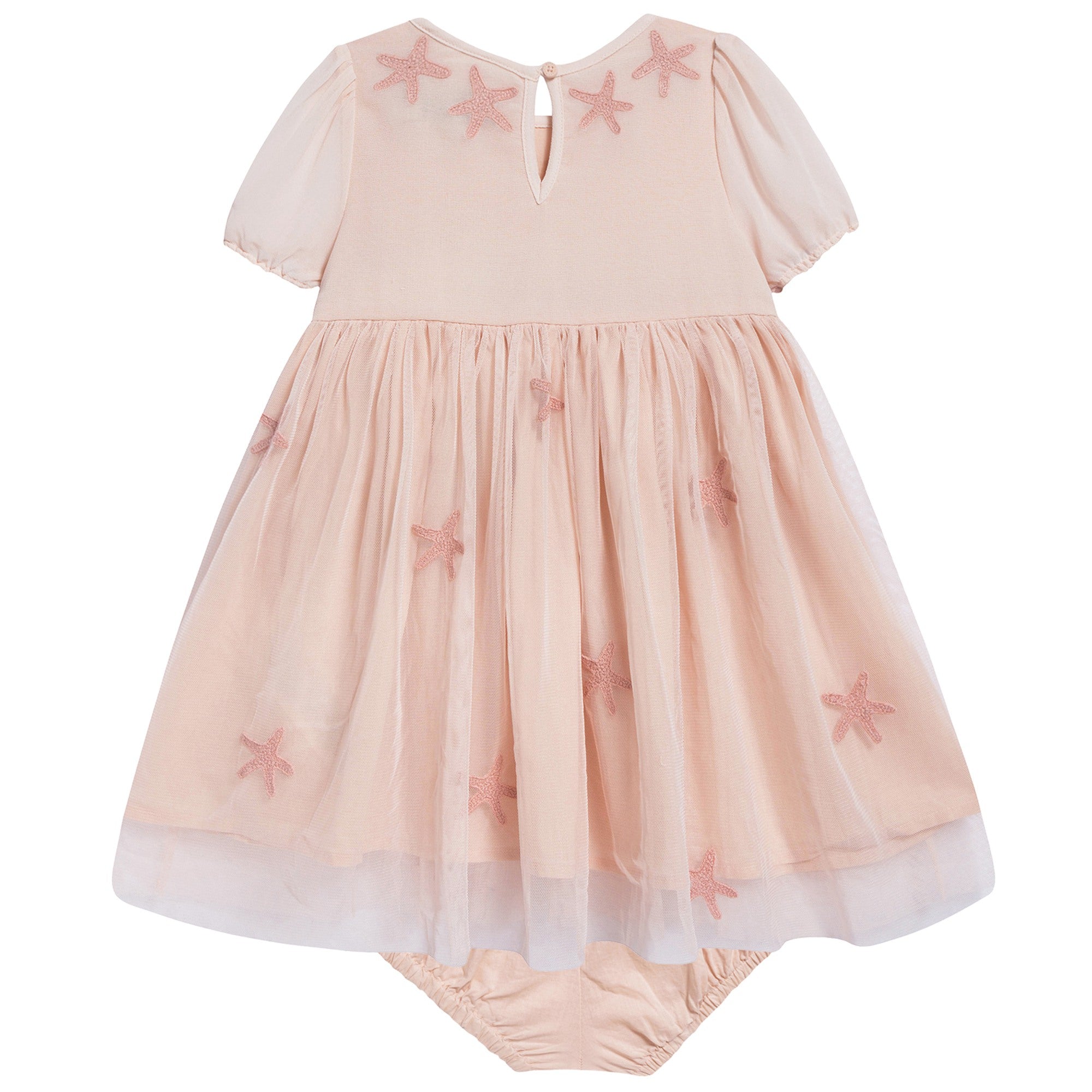 Baby Girls Pink "Maria" Starfish Dress