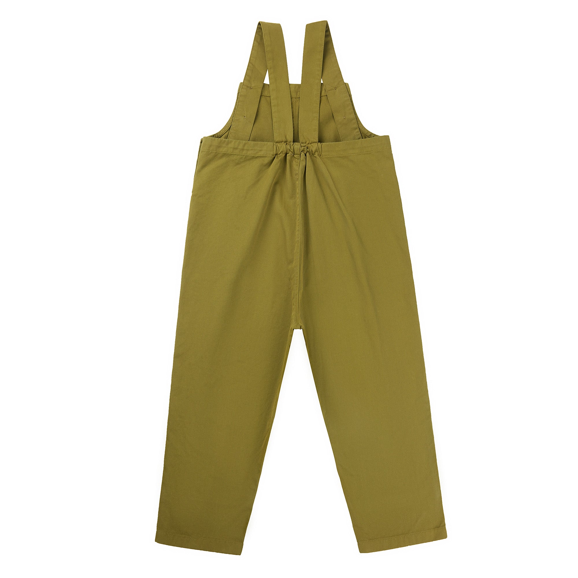 Girls Green Cotton Jumpsuit
