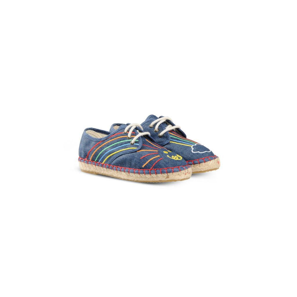 Girls Denim Rainbow Rae Espadrilles