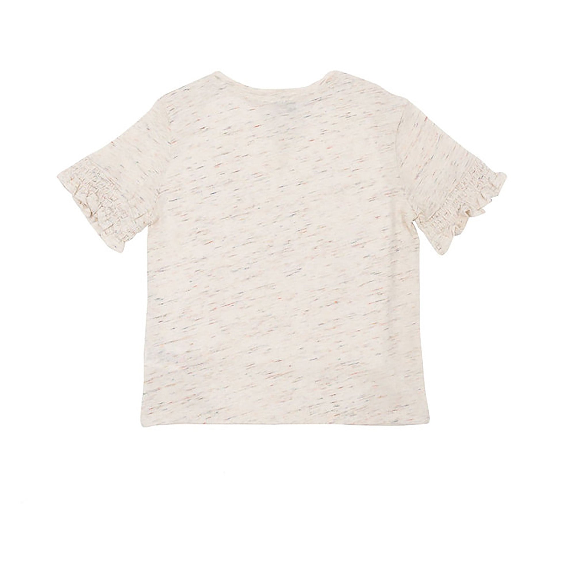 Girls Ivory Logo Cotton T-Shirt