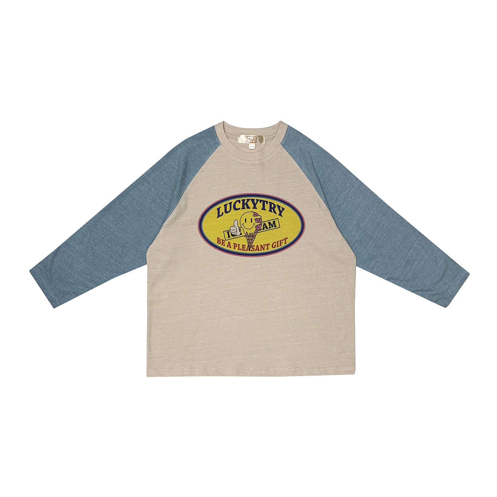 Boys & Girls Blue Printed Cotton T-Shirt