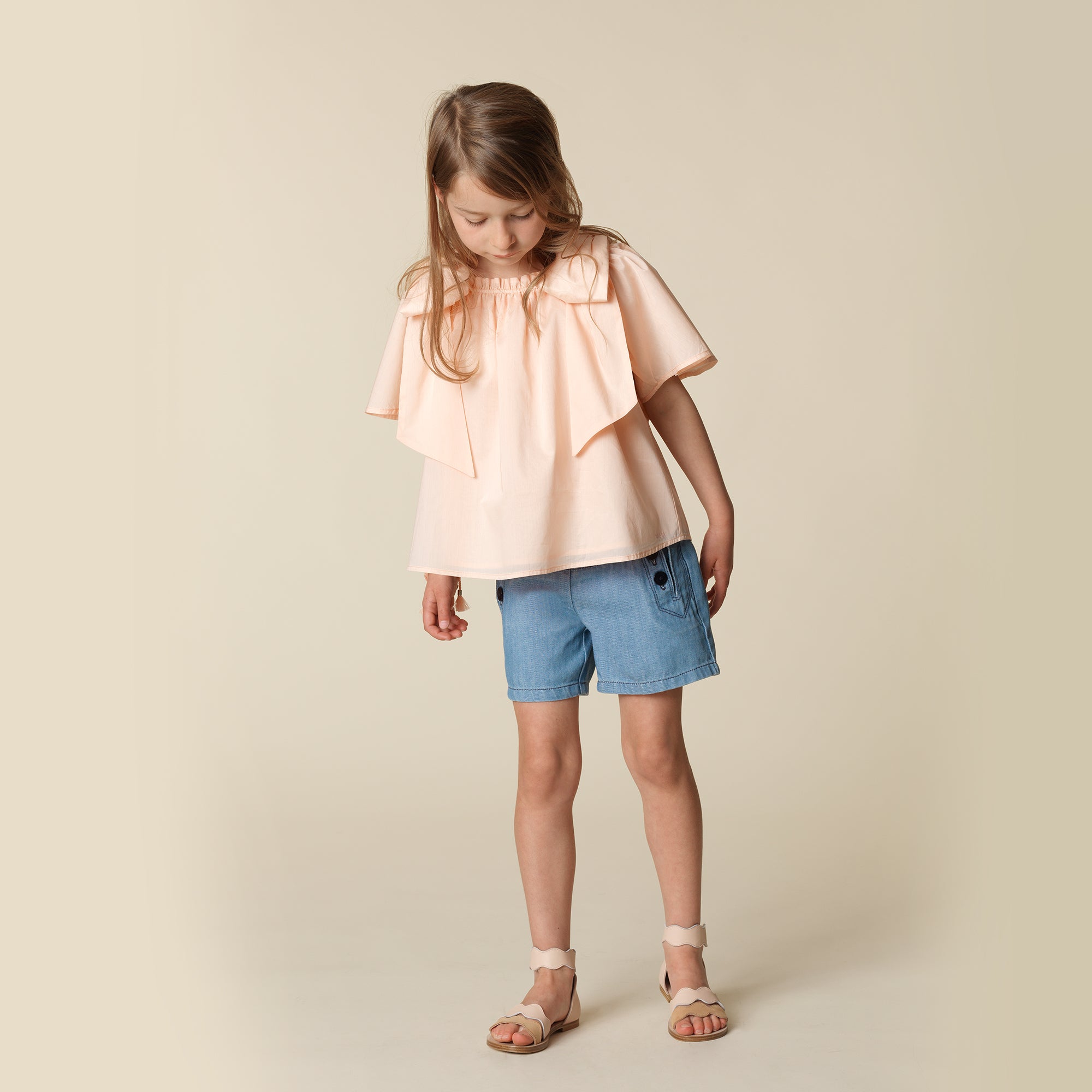 Baby Girls Poudre Cotton T-shirt