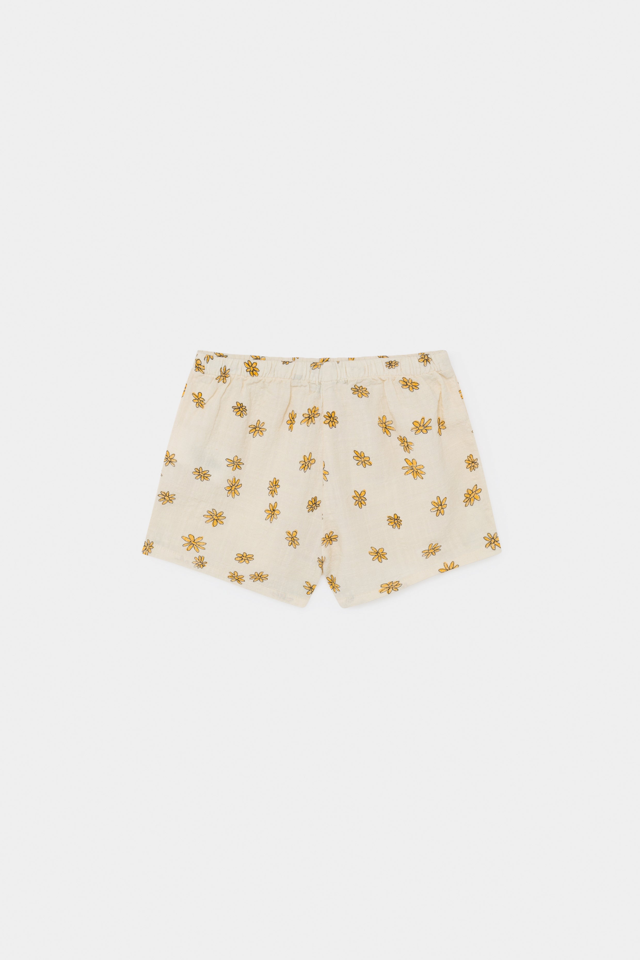 Baby Girls White Daisy Shorts
