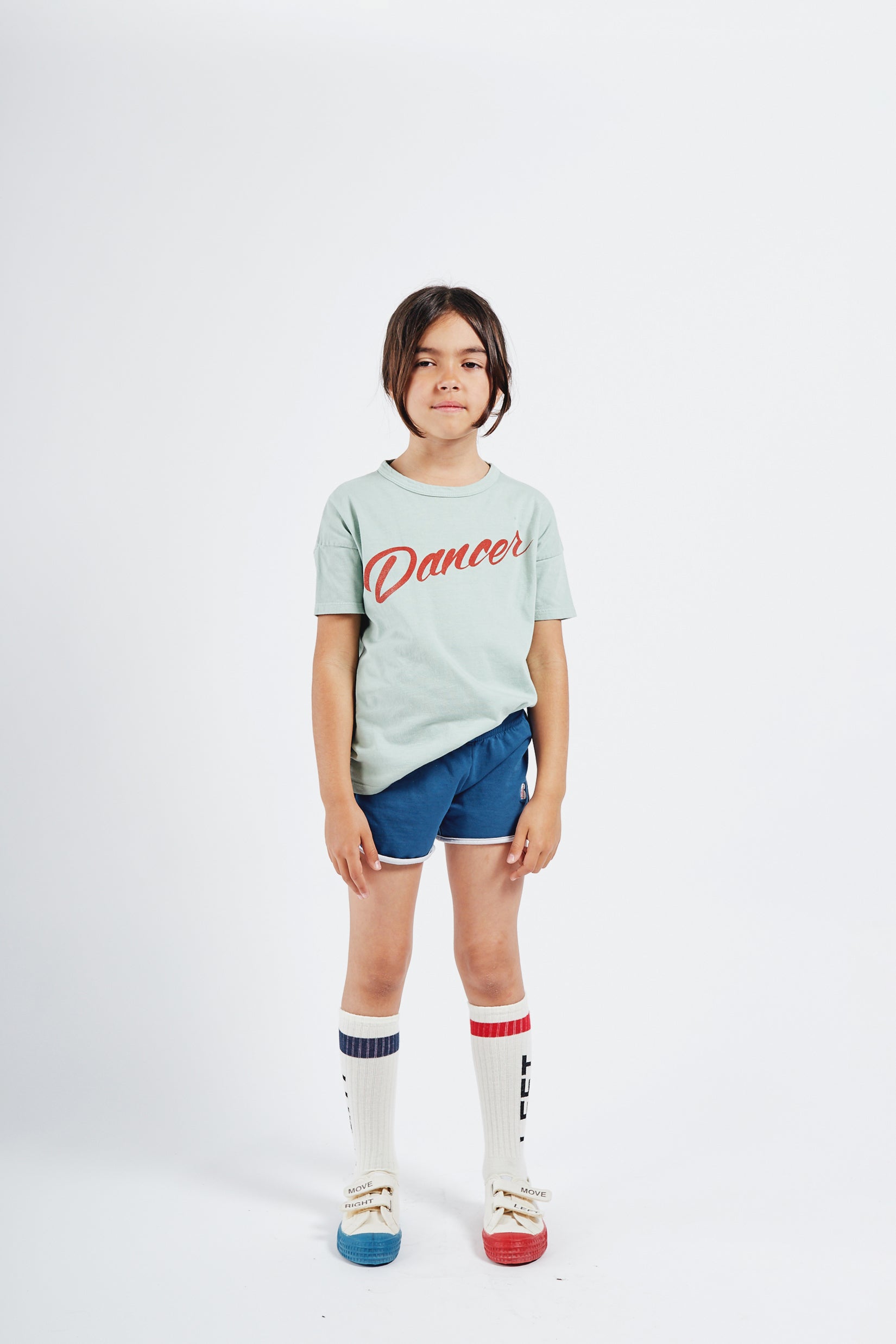 Boys Green Dancer Cotton T-shirt
