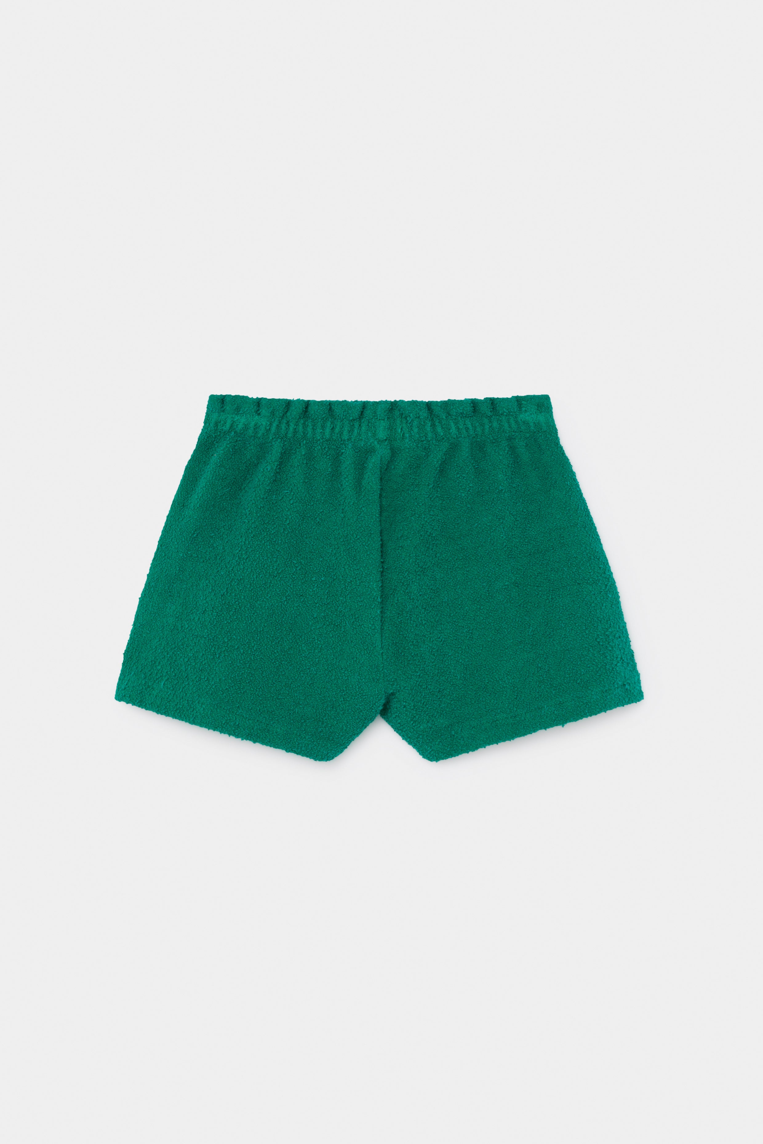 Girls Green Cotton Shorts
