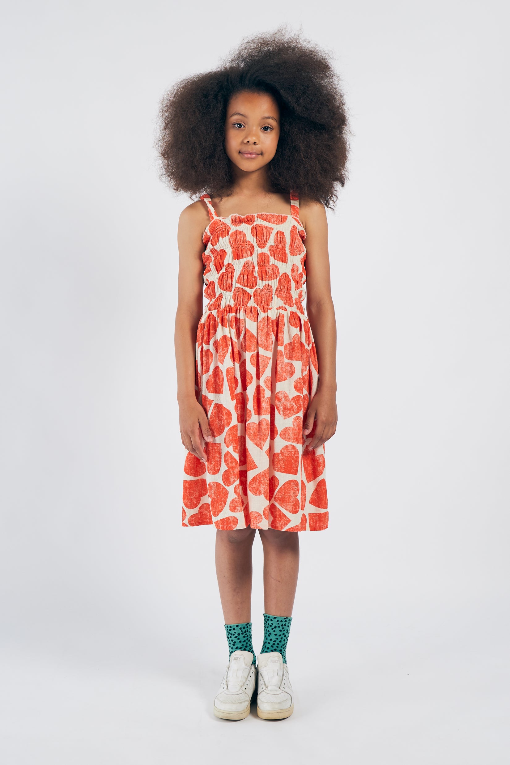 Girls Red Heart Dress