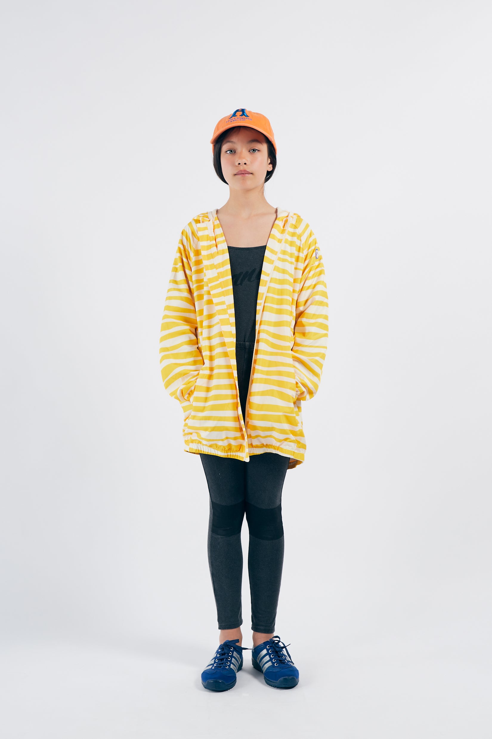 Boys & Girls Yellow Stripe Raincoat
