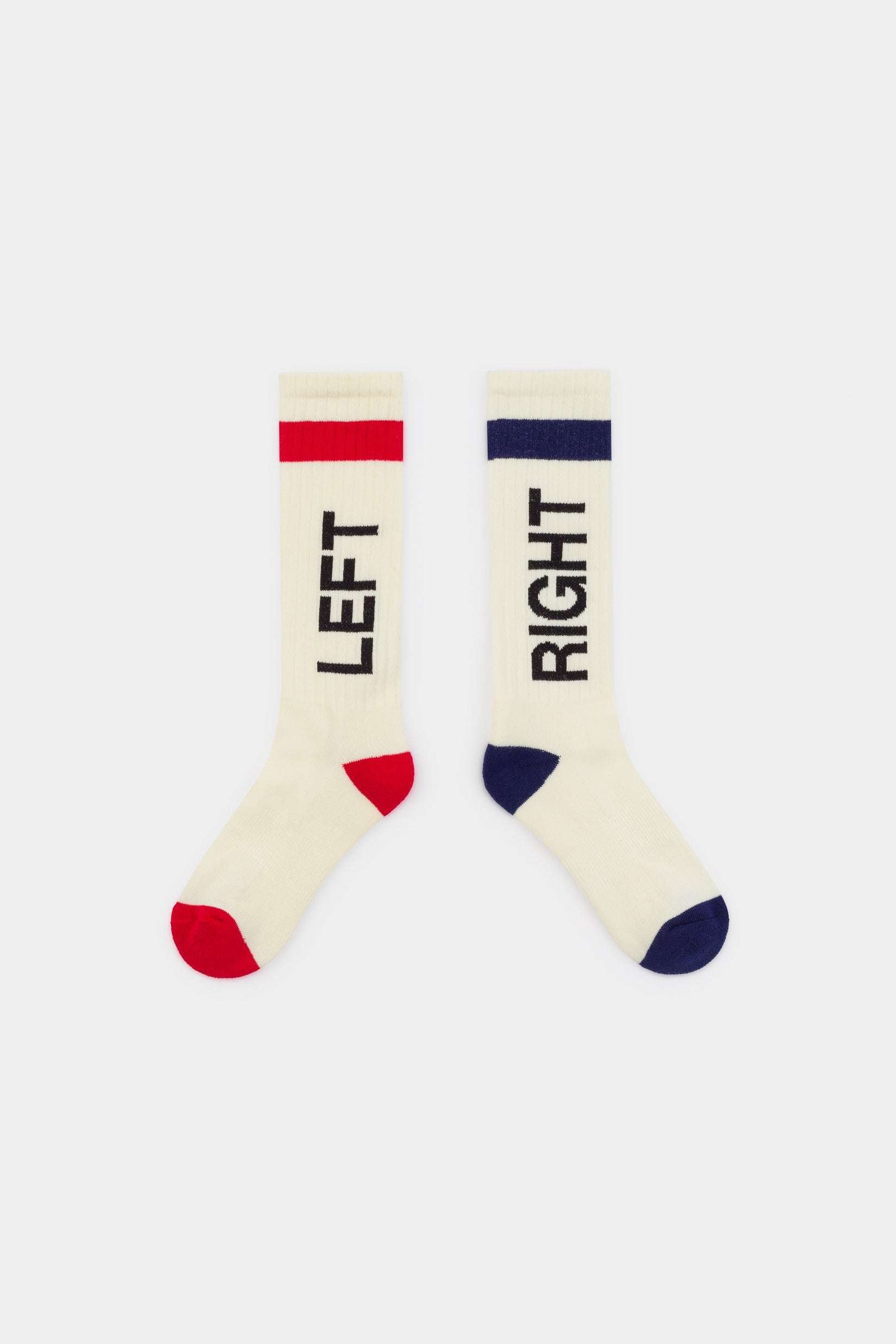 Boys & Girls Rice White Logo Cotton Socks