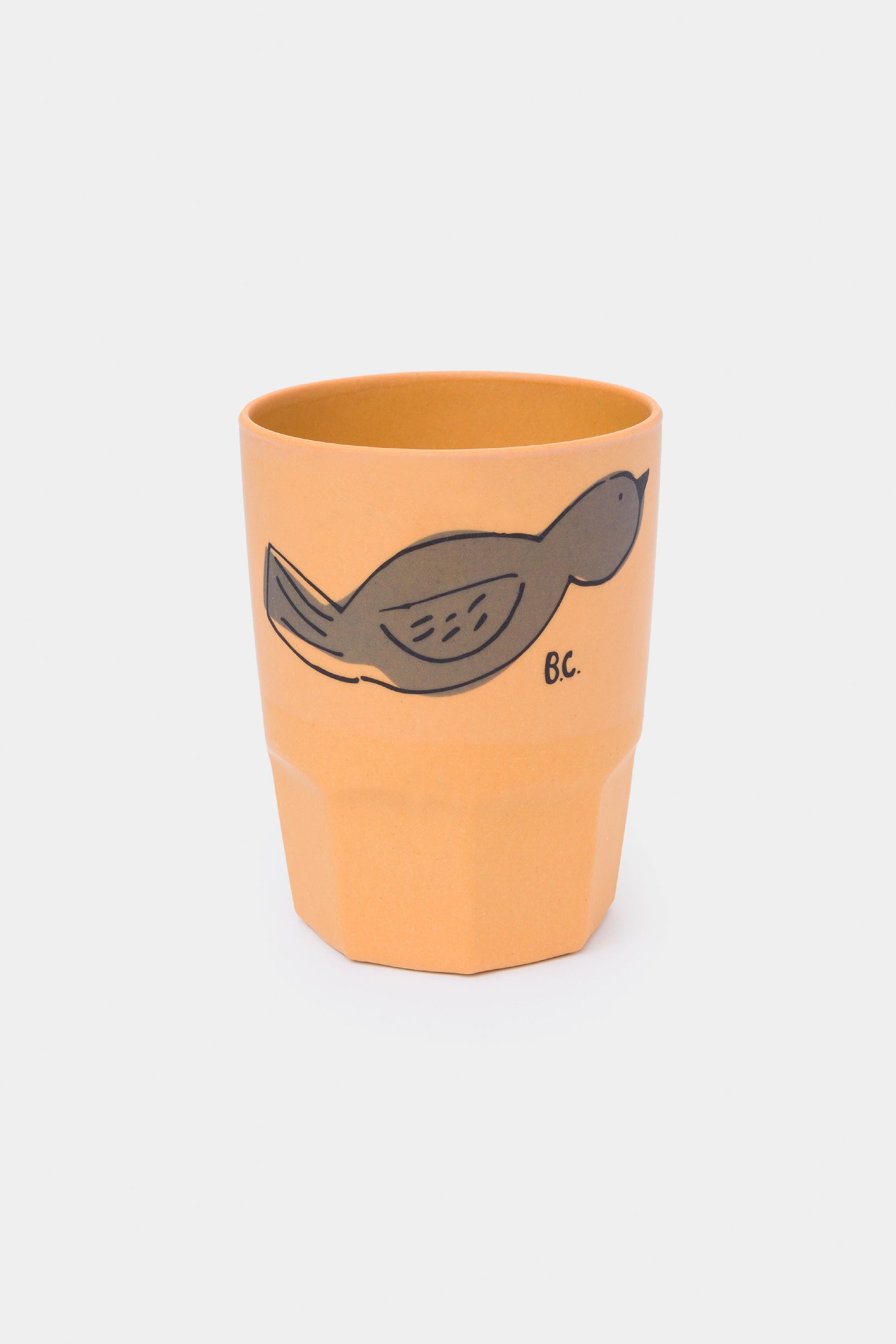 Orange Bird Bamboo Cup