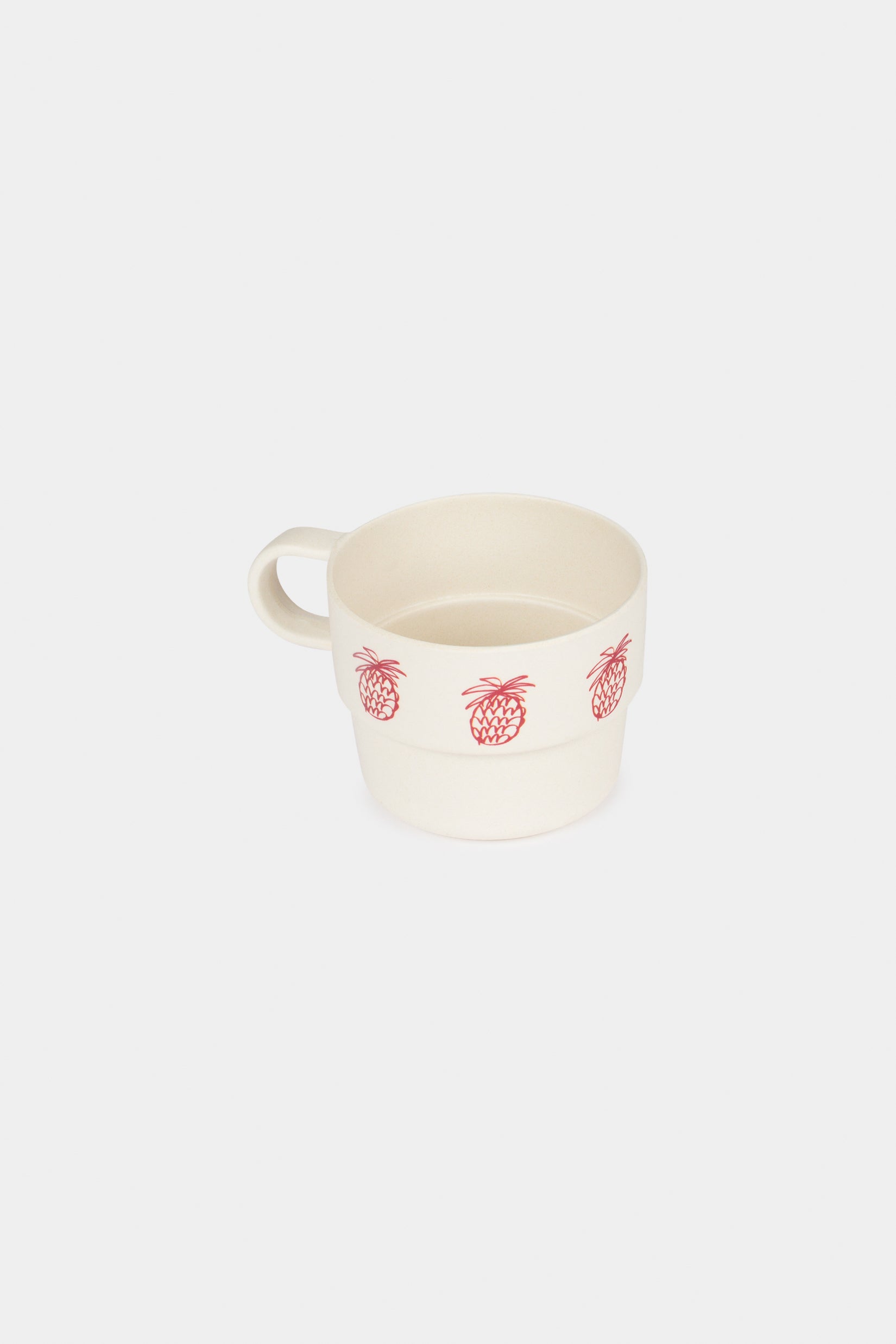 Multicolor Pineapple Bamboo Cup (Pack 4)