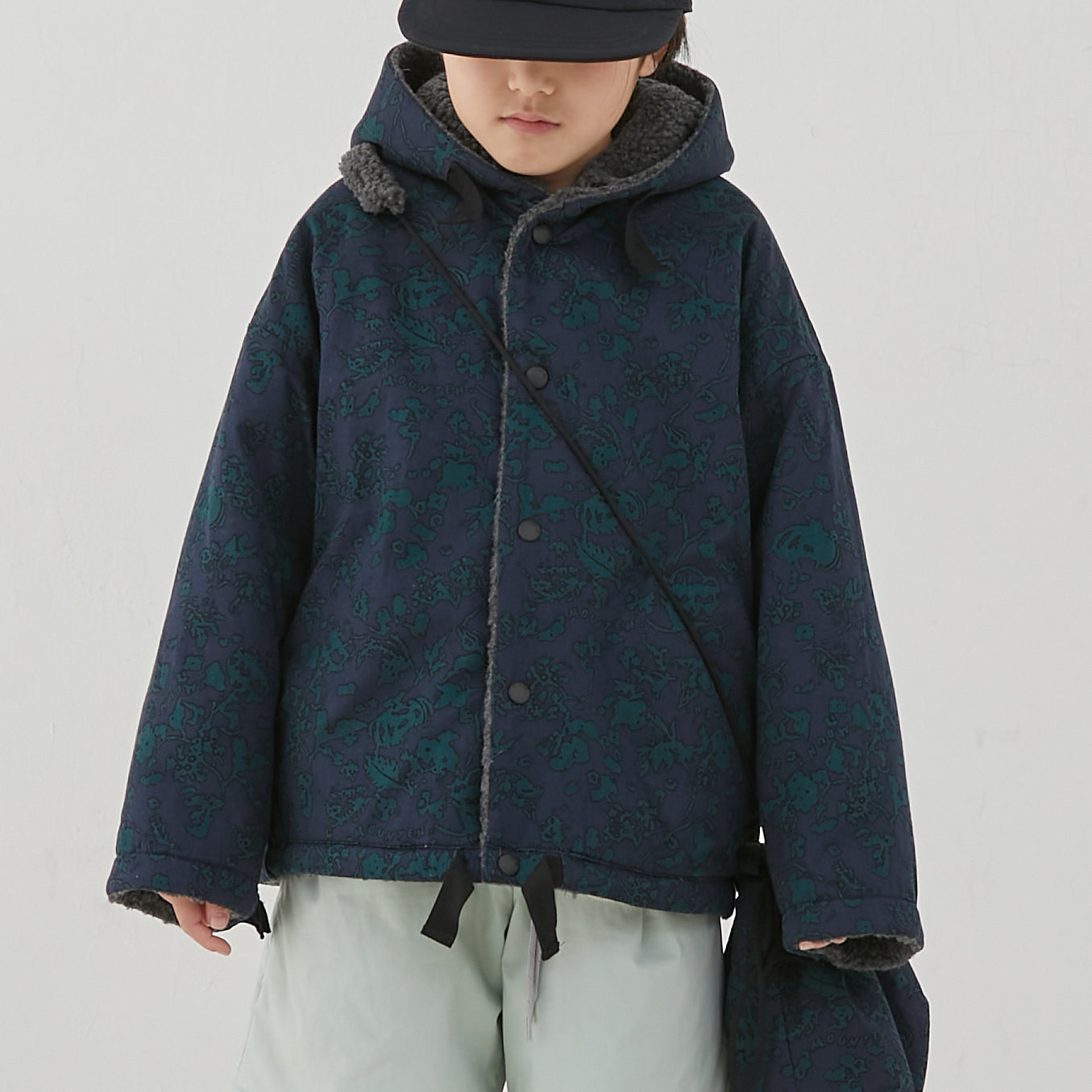 Boys & Girls Navy Reversible Coat