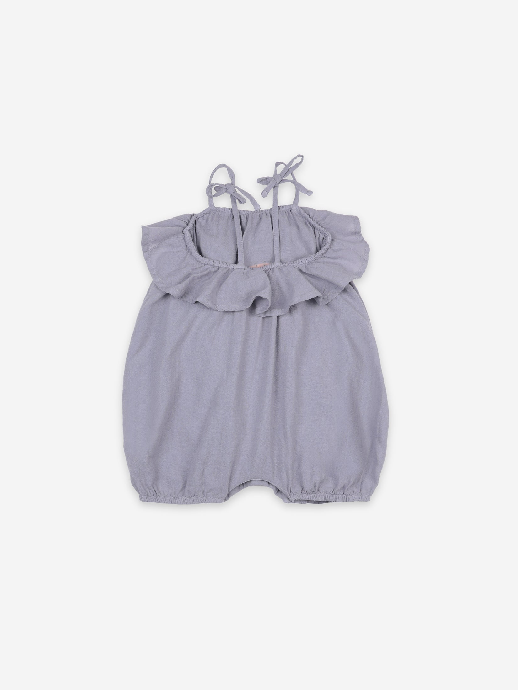 Baby Girls Lavender Lion Cotton Romper